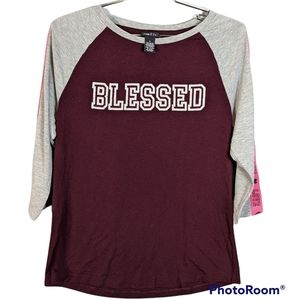 Women's Rue21 Blessed Quarter-Sleeve Shirt